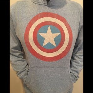 Marvel Captain American 2761 men's small hoodie